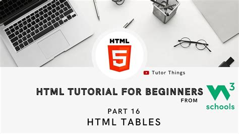 Lets have a look at how to use it. . W3schools html editor table